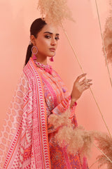 Fusion Coral 3PCs Lawn Printed - (Unstitched)