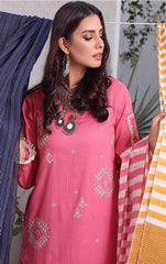 Cashmere Rose 3PCs Lawn Embroidered - (Unstitched)
