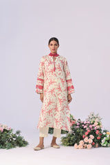 Sylvin Lawn Embroidered Kurti - (Unstitched)