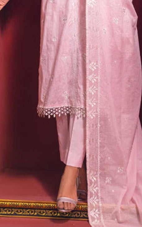 Women Pink Jacquard Trouser - OWSP-2211026-A