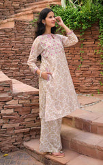 Melow 2PCs Lawn Embroidered
