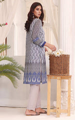 Neutral Grey Lawn Embroidered Kurti