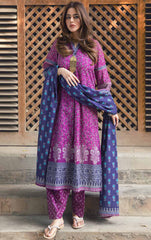 Haze 3PCs Lawn Printed