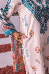 Dynasty 3PCs Lawn Embroidered