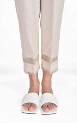 Off White Straight Pant