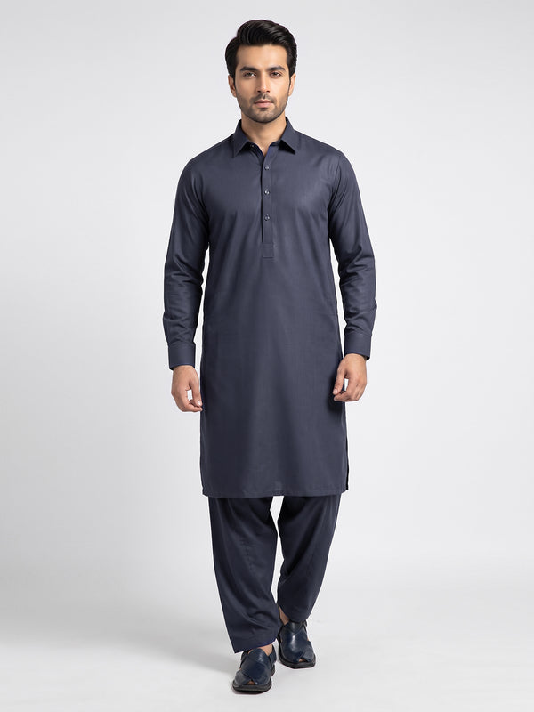 Mens Unstitched Star Sparkle Cotton Navy Blue_OMUS-2211101
