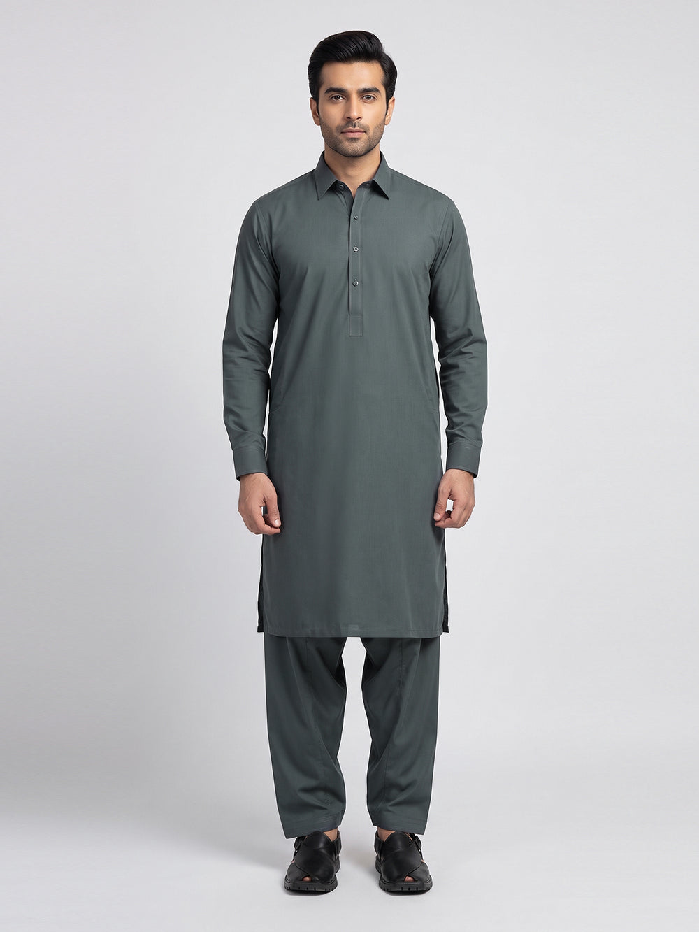 Mens Unstitched Star Infinity Cotton Aqua Green_OMUS-2211103