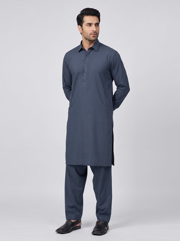 Mens Unstitched Star Sparkle Cotton Navy Blue_OMUS-2211101-1