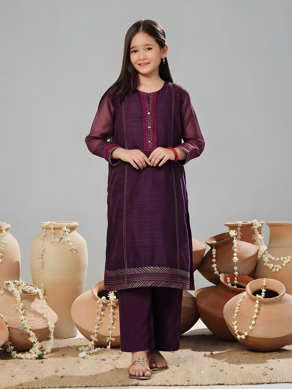 Aangan Girls-26 Embroidered