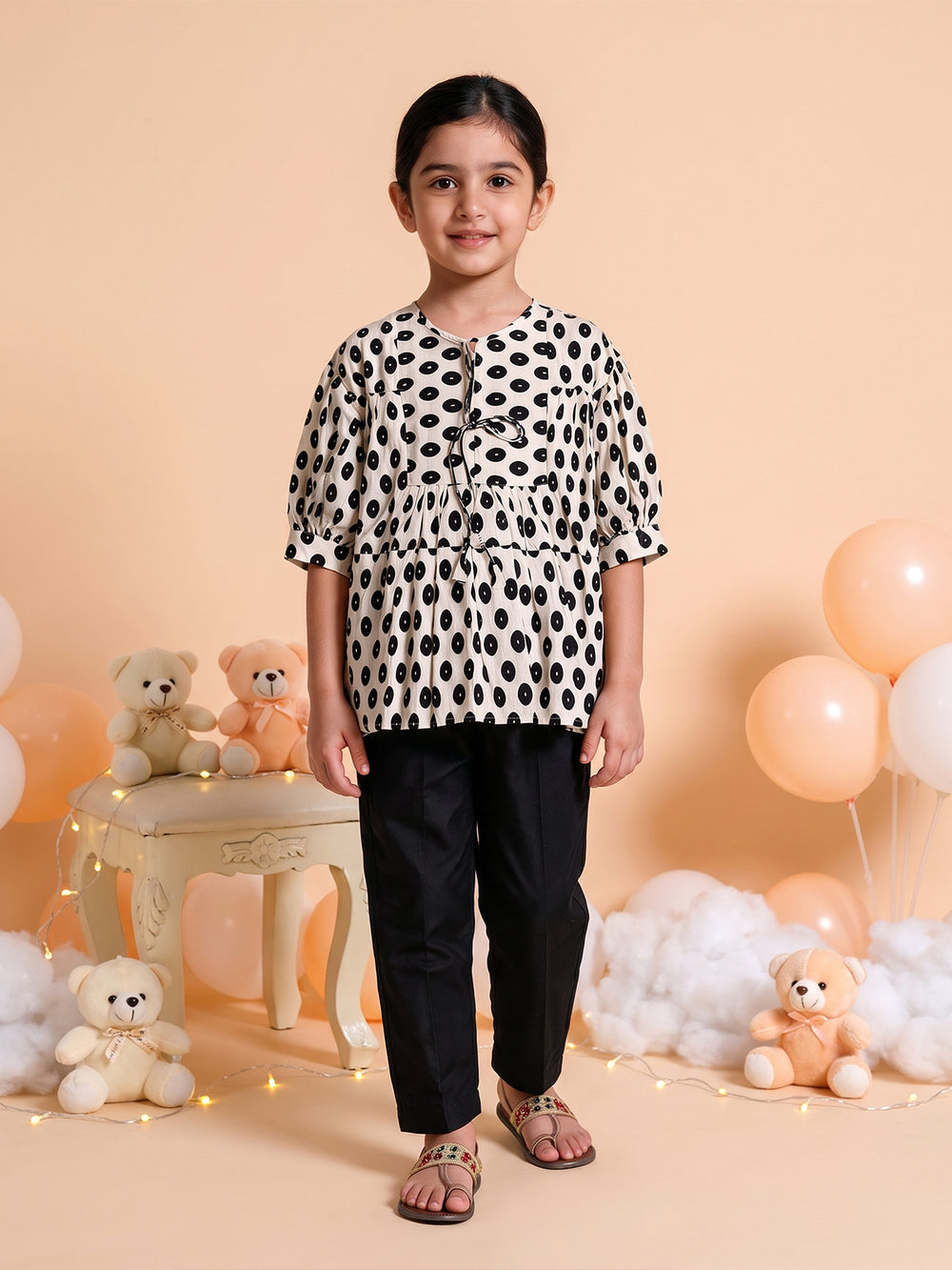 2Pc Printed Pret Shirt Trouser Lawn Off White - OG2PG-25050