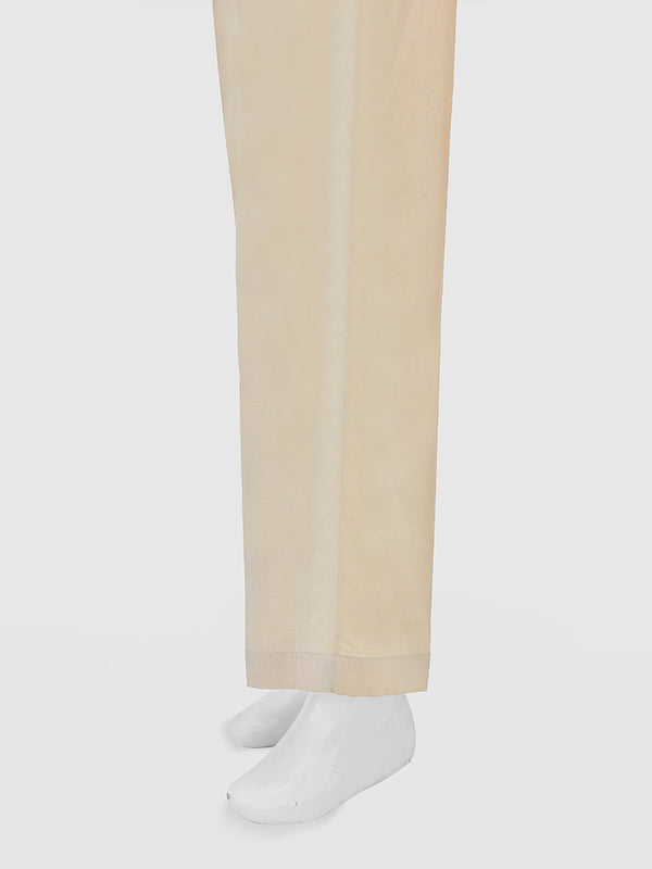 Girls' Beige Dyed Cambric Trouser - OGSP-2411034