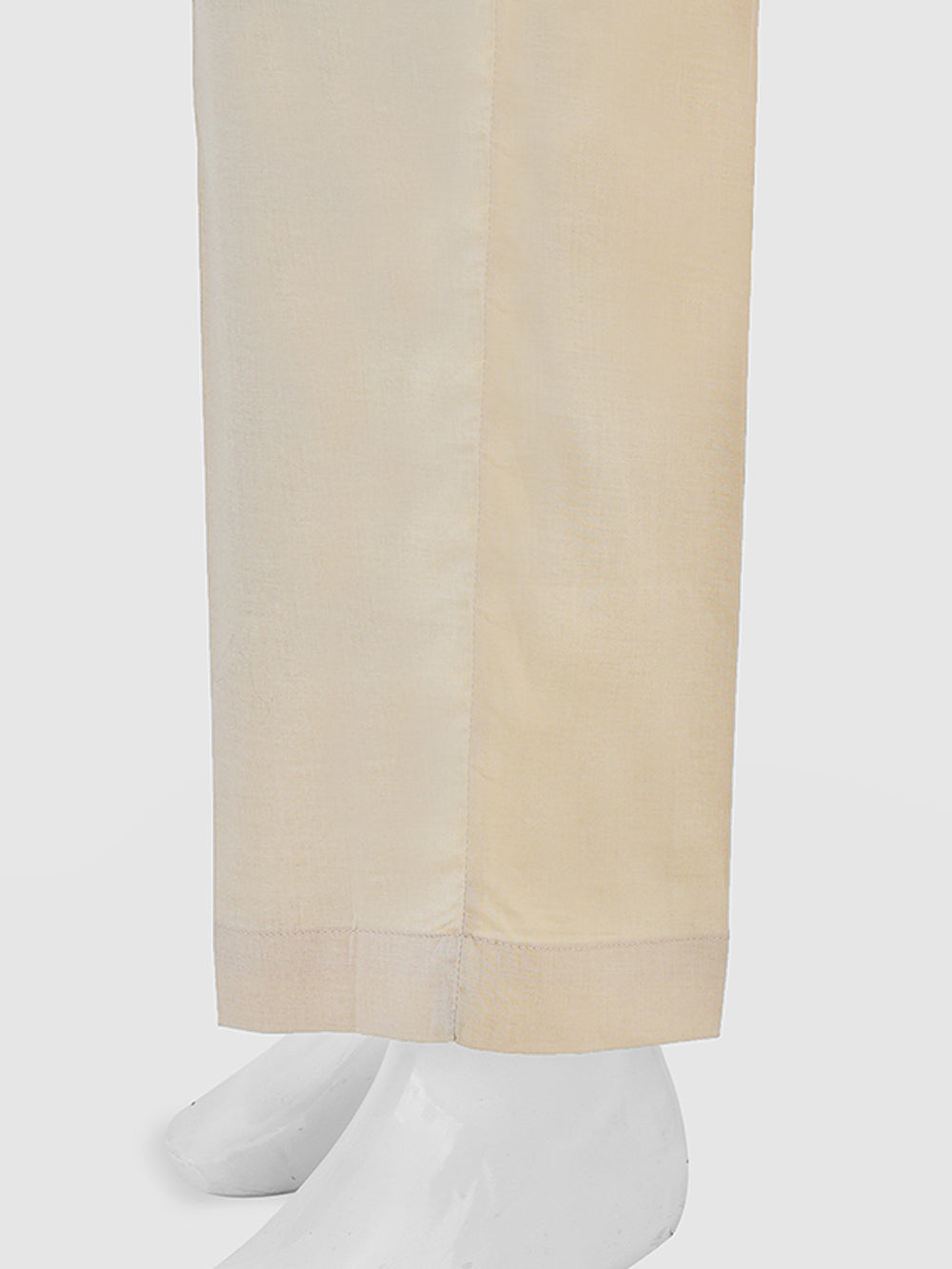 Girls' Beige Dyed Cambric Trouser - OGSP-2411034