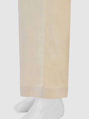 Girls' Beige Dyed Cambric Trouser - OGSP-2411034