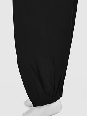 Girls' Black Dyed Lawn Shalwar - OGSL-2301026-1