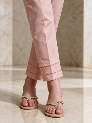 Girls' Peach Masoori Trouser - OGSP-2209011-A