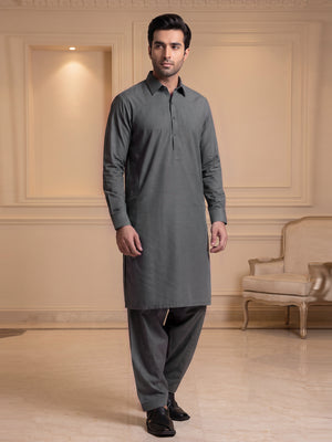 Mens Unstitched Suit Milord Blended Grey_WW-214