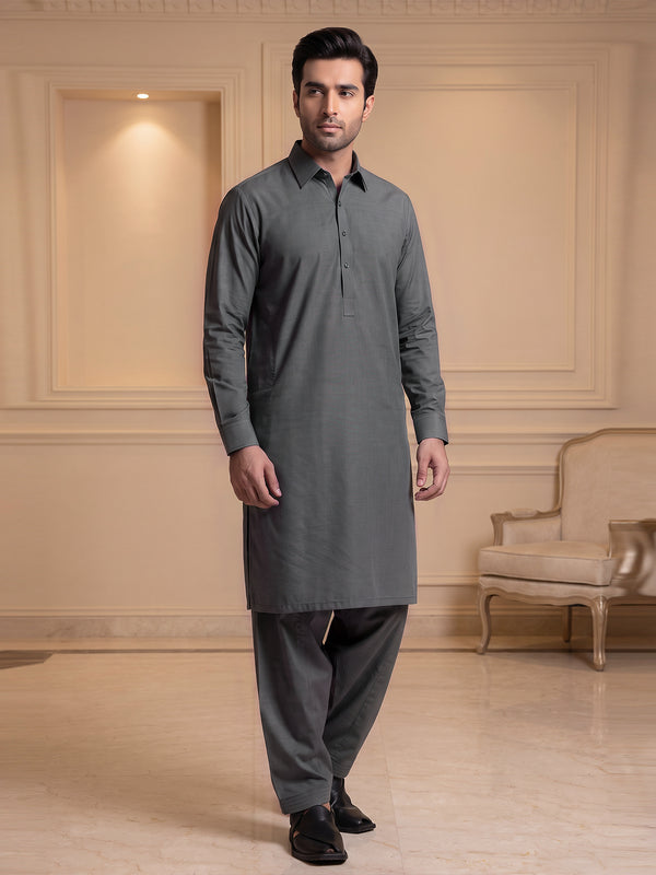 Mens Unstitched Suit Milord Blended Grey_WW-214