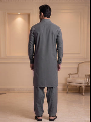 Mens Unstitched Suit Milord Blended Grey_WW-214