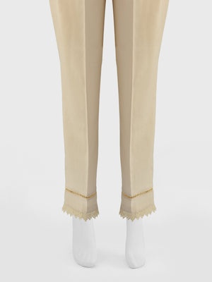 Women Beige Lawn Trouser - OWSP-2211029-2