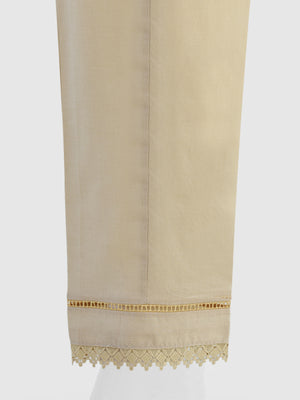 Women Beige Lawn Trouser - OWSP-2211029-2