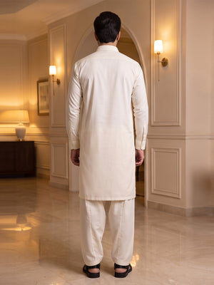 Mens Unstitched Suit Shark Cotton Cream_CW-014