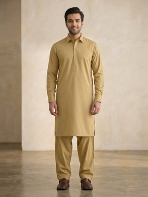 Mens Unstitched Suit Ultima Blended Mustard_WW-210