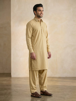 Mens Unstitched Suit Ultima Blended Mustard_WW-210