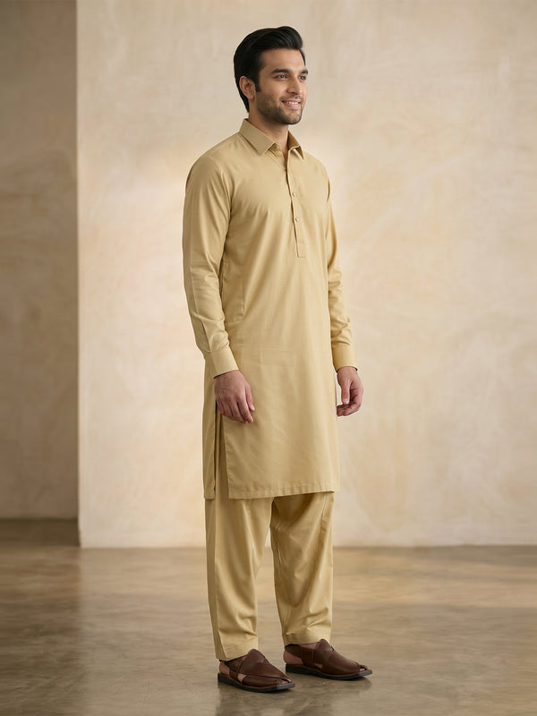 Mens Unstitched Suit Ultima Blended Mustard_WW-210