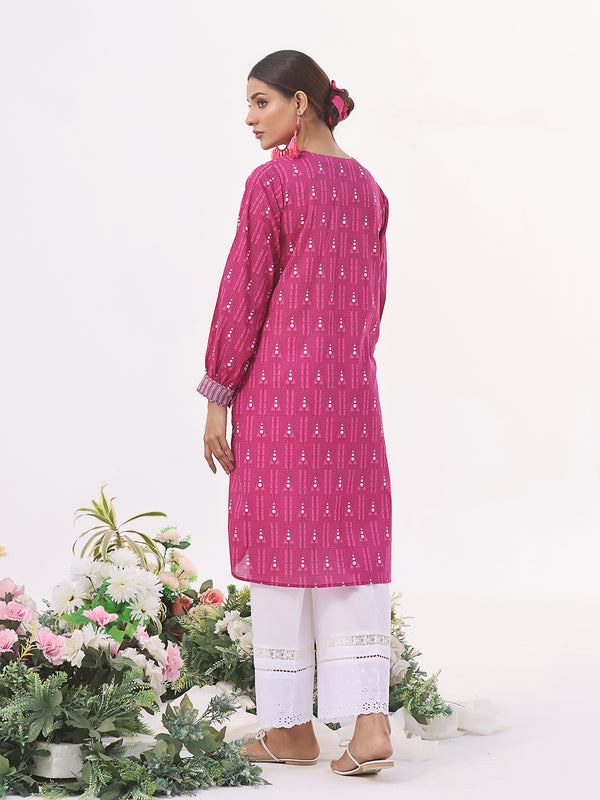 1Pc Printed Pret Kurti Lawn Aatishi - OWKT-2401004