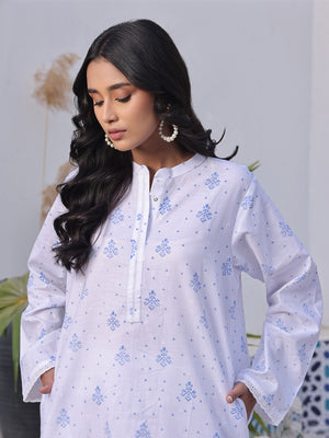 1Pc Printed Pret Kurti Dobby - OWKTG-2310008