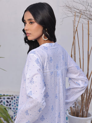 1Pc Printed Pret Kurti Dobby - OWKTG-2310008