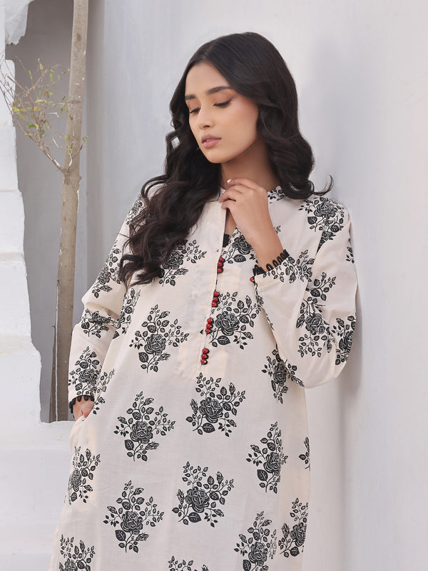 1Pc Printed Pret Kurti Lawn - OWKTG-2310012