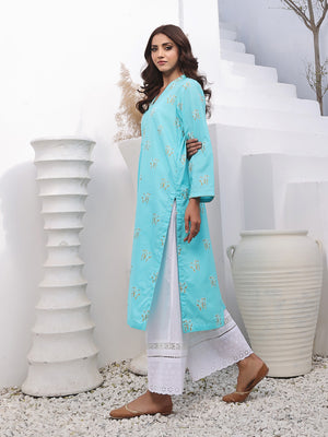 1Pc Printed Pret Kurti Lawn - OWKTG-2310031