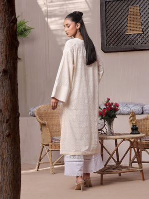 1Pc Printed Unstitched Lawn Cream - OLKS-6223-A