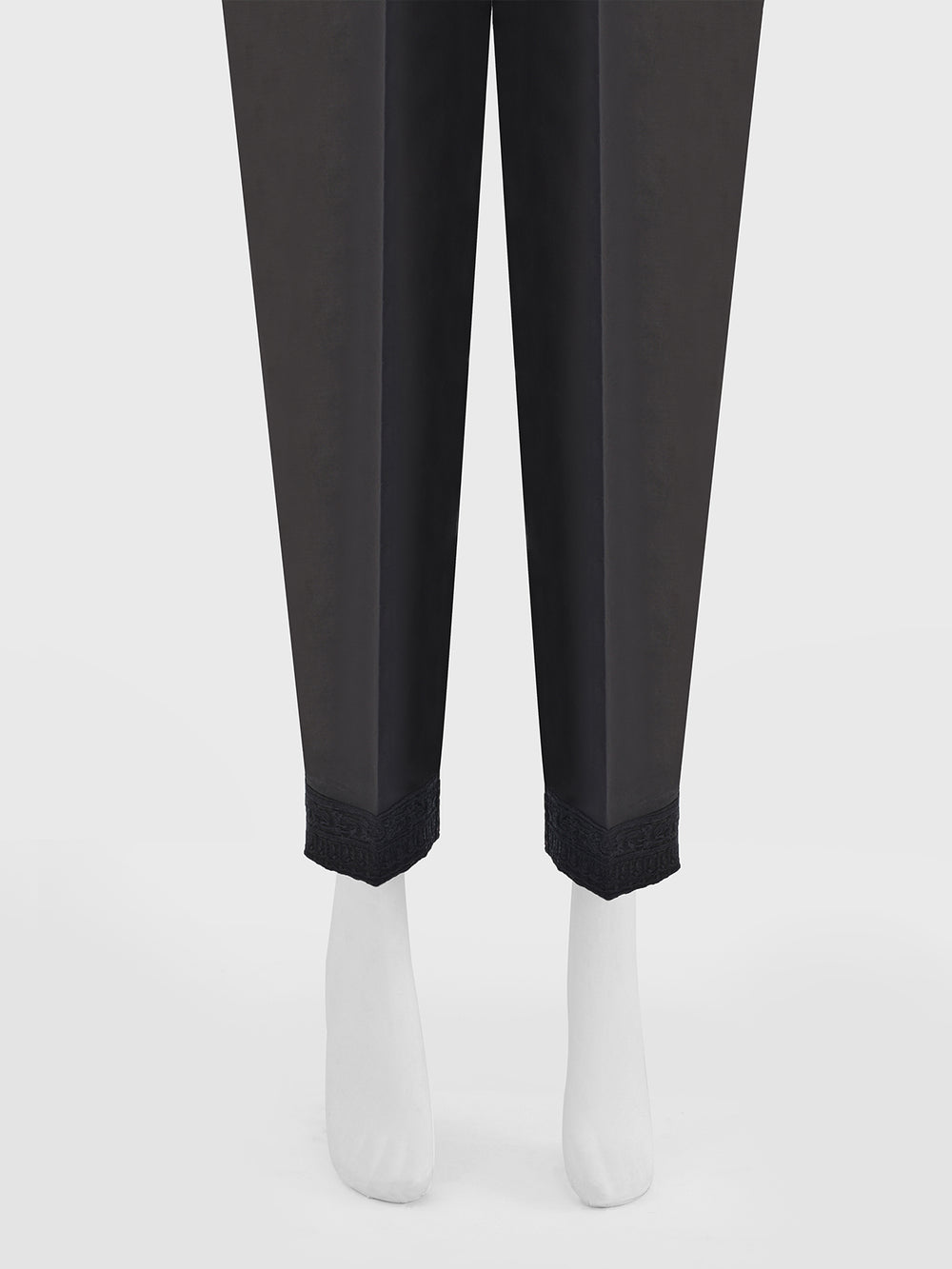 Women Black Lawn Trouser - OWESP-2206031