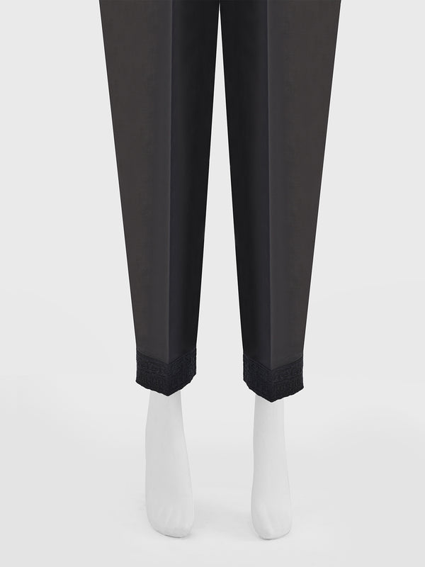 Women Black Lawn Trouser - OWESP-2206031