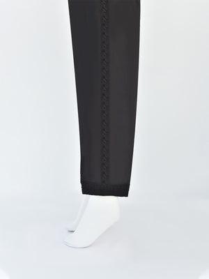 Women Black Lawn Trouser - OWESP-2206031