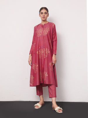 1Pc Printed Pret Kurti Yarn Dyed Atishi - OWKTG-2306013-1