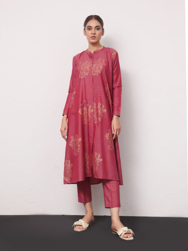 1Pc Printed Pret Kurti Yarn Dyed Atishi - OWKTG-2306013-1