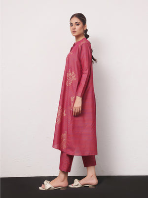 1Pc Printed Pret Kurti Yarn Dyed Atishi - OWKTG-2306013-1