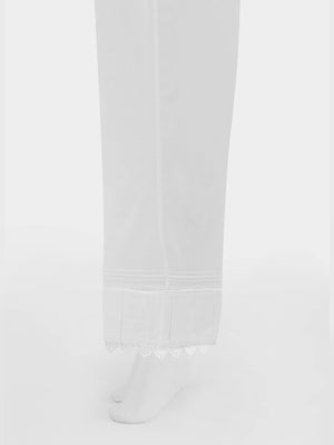 Women White Lawn Trouser - OWSP-2203010