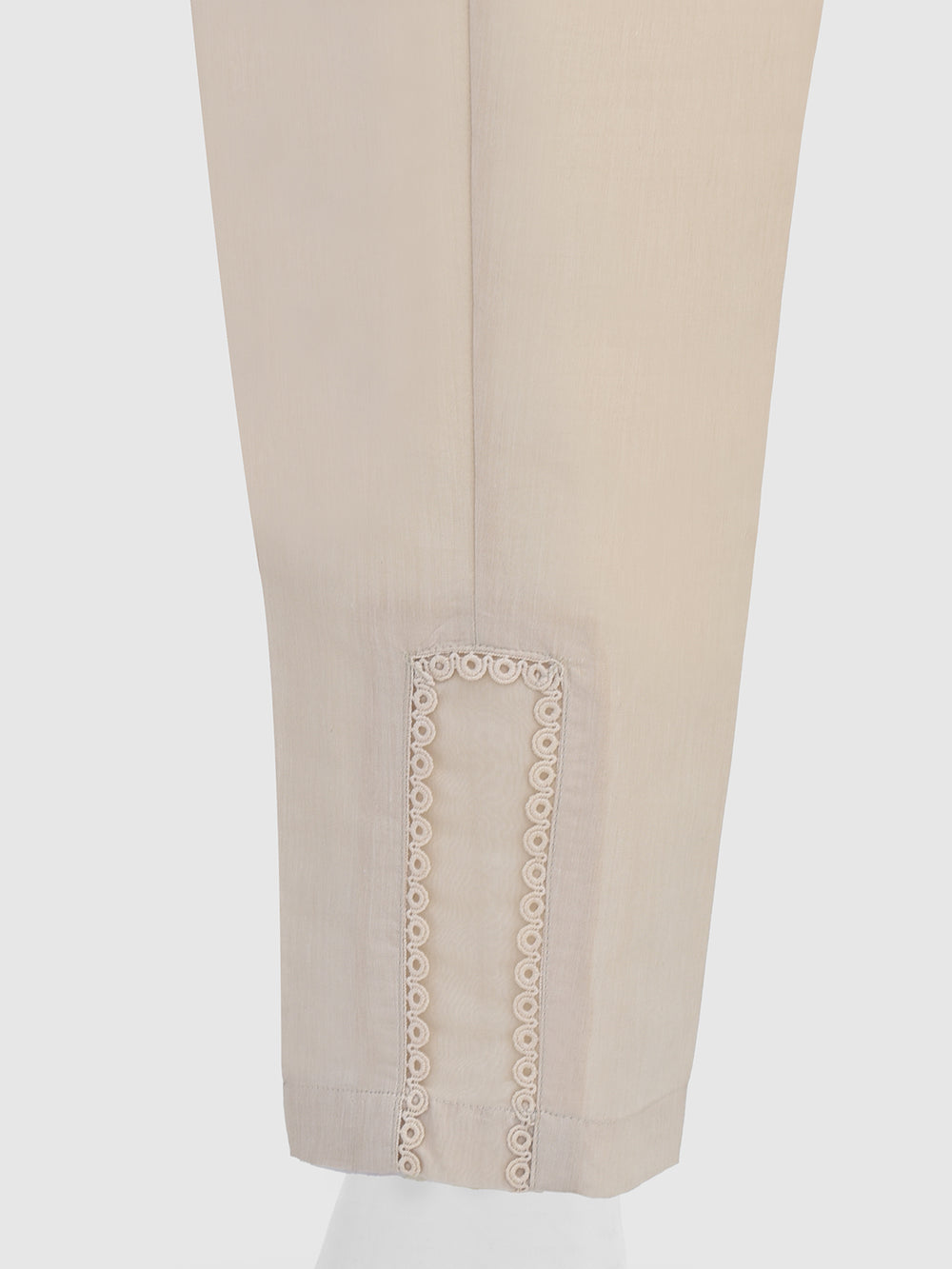 Women Beige Silk Blend Trouser - OWSP-2208028-2
