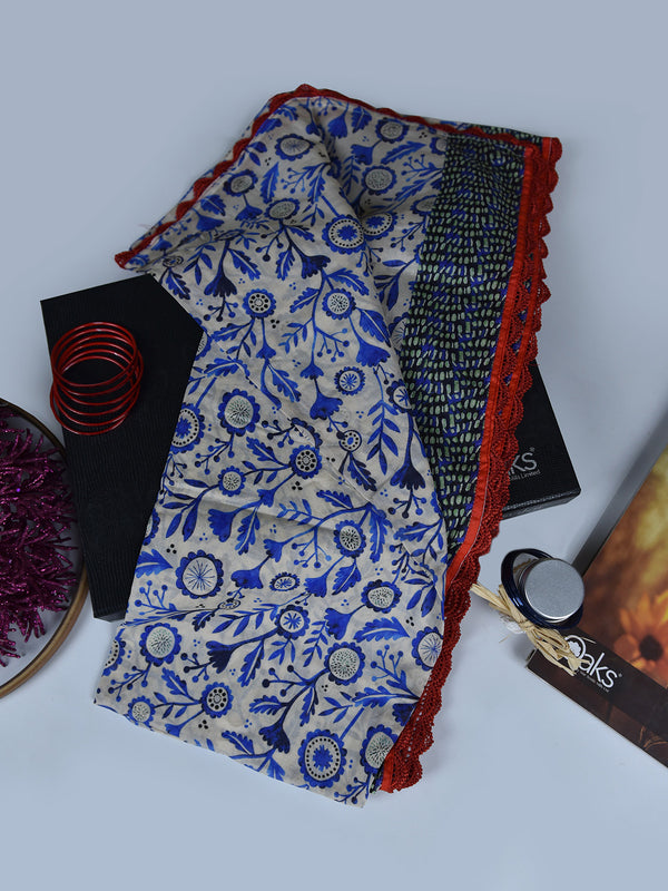 1Pc Printed Pret Dupatta Lawn Multi - OWDT-2504020-1