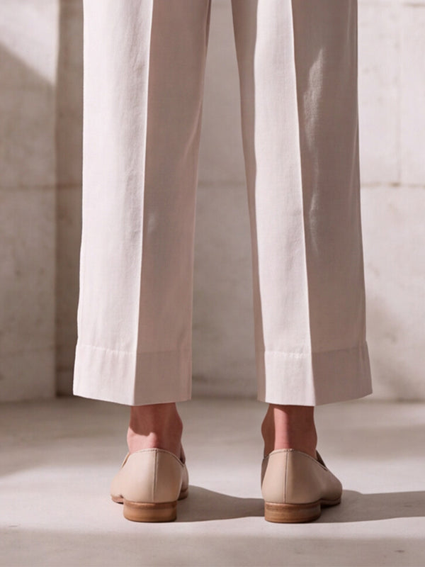 Women Beige Khaddar Trouser - OWKSP-2209013-A