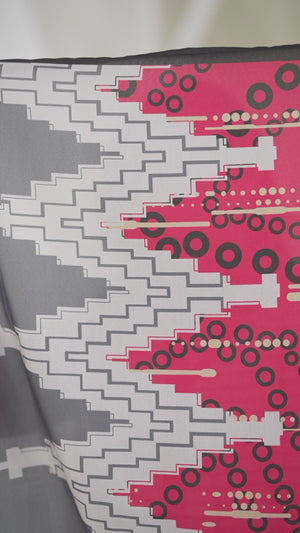 3Pc Printed Unstitched Suit Lawn Red - OL3P-6369-A