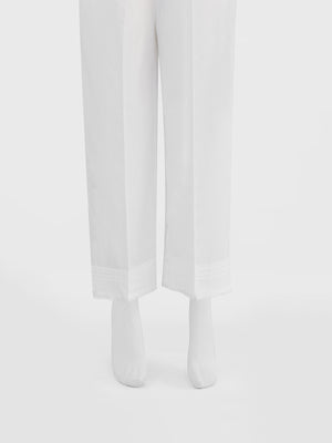 Women White Cambric Trouser - OWSP-2301023