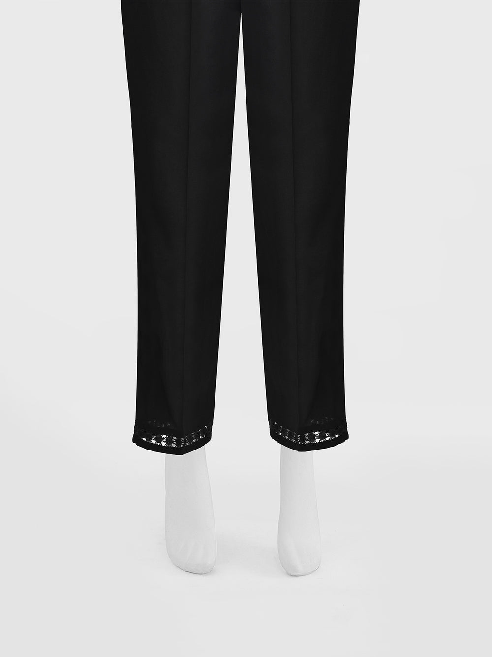 Women Black Cambric Trouser - OWSP-2301027