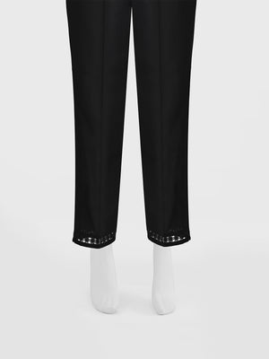 Women Black Cambric Trouser - OWSP-2301027