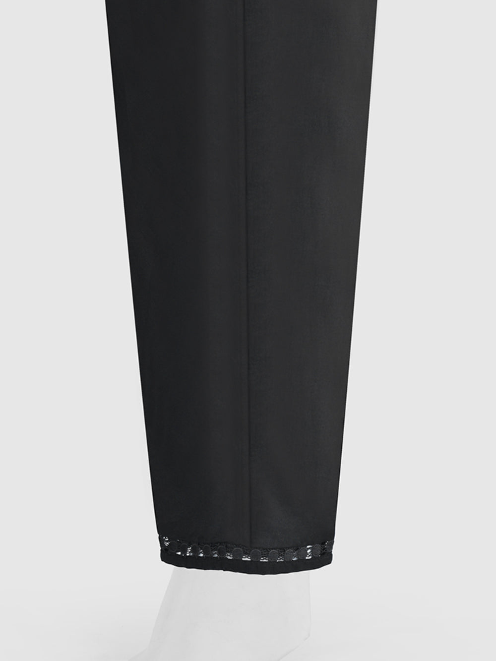Women Black Cambric Trouser - OWSP-2301027