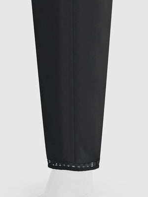 Women Black Cambric Trouser - OWSP-2301027